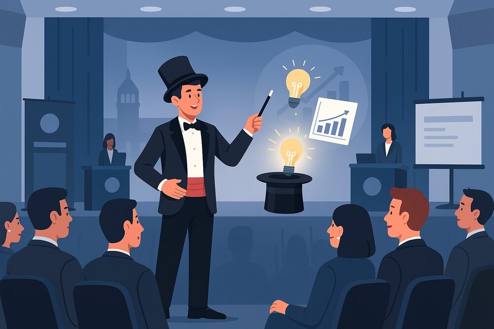 How to plan a seamless magic performance at business conferences?