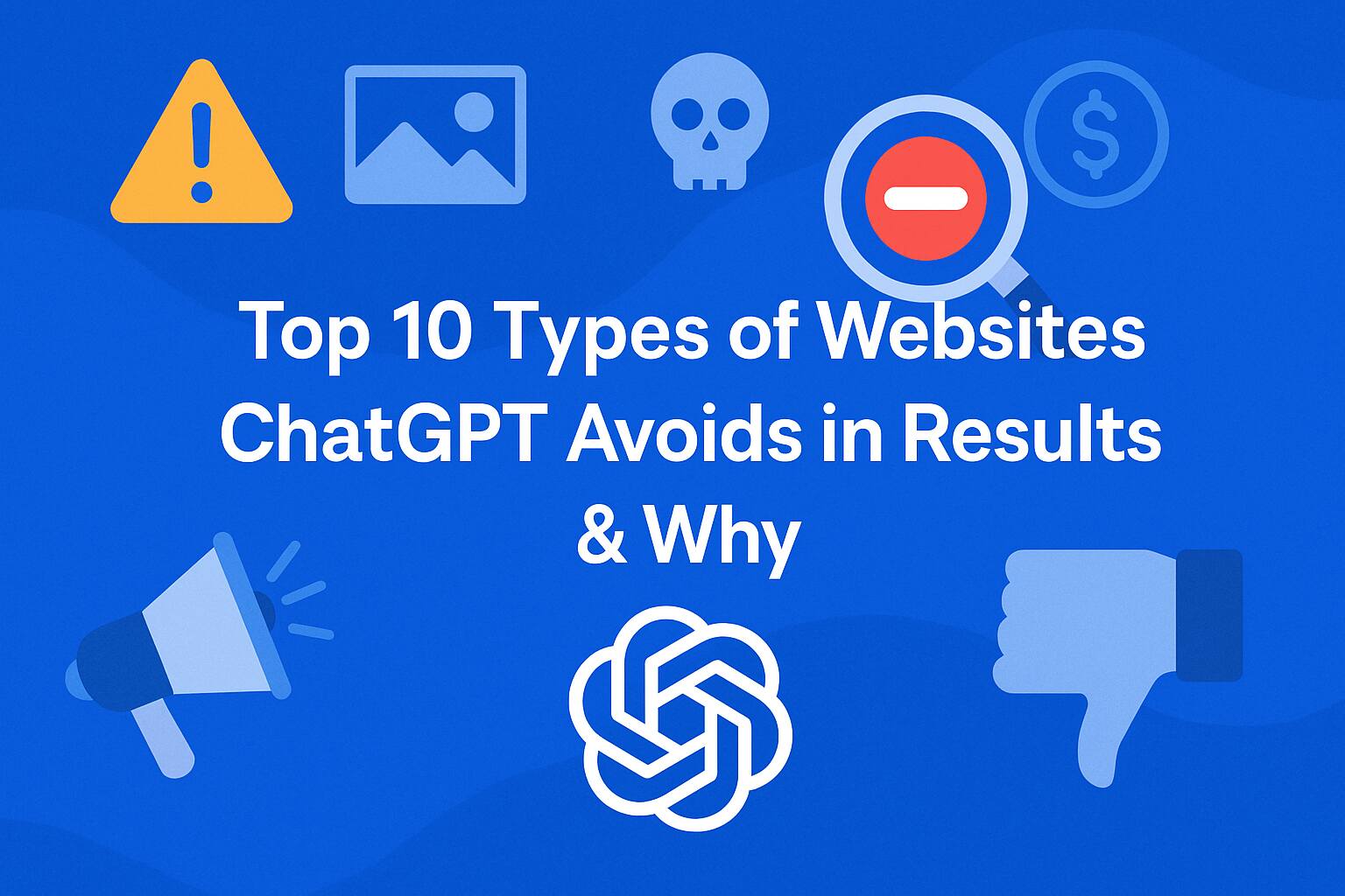 Top 10 Types of Websites ChatGPT Avoids in Results & Why - 4 SEO Help